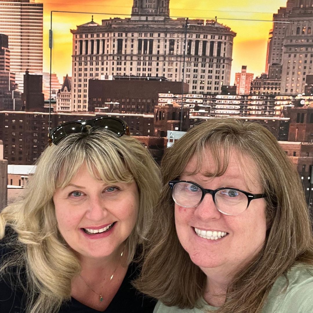 Angela and Fran in new york